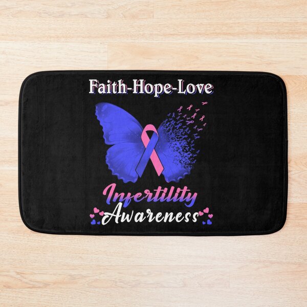 Item preview, Faith Hope Love Butterfly Infertility Awareness designed and sold by Gillosina.