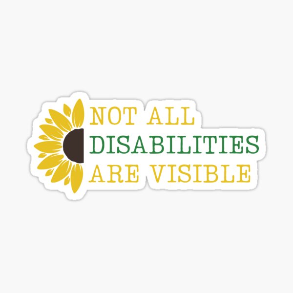 Item preview, Not all disabilities are visible designed and sold by Inclusemuse  Lifestyle.