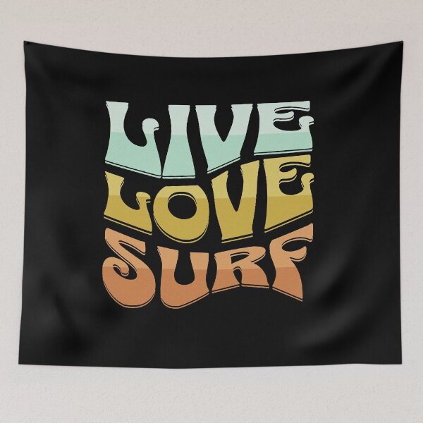 Item preview, Live Love Surf designed and sold by Timegraf.