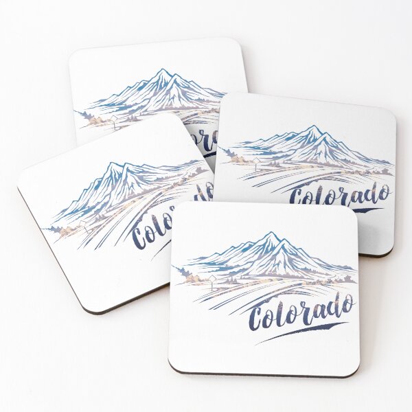 Item preview, Colorado Mountain Road with Mountain Peaks designed and sold by SapphireCompass.
