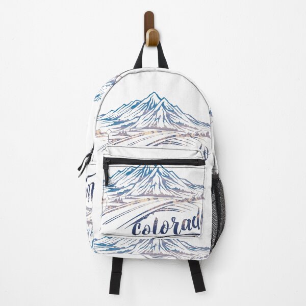 Item preview, Colorado Mountain Road with Mountain Peaks designed and sold by SapphireCompass.