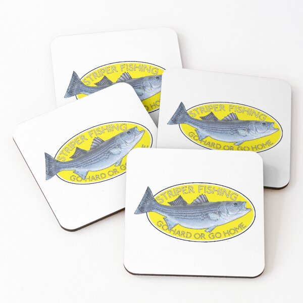 Item preview, STRIPER FISHING - GO HARD OR GO HOME designed and sold by NewNomads.