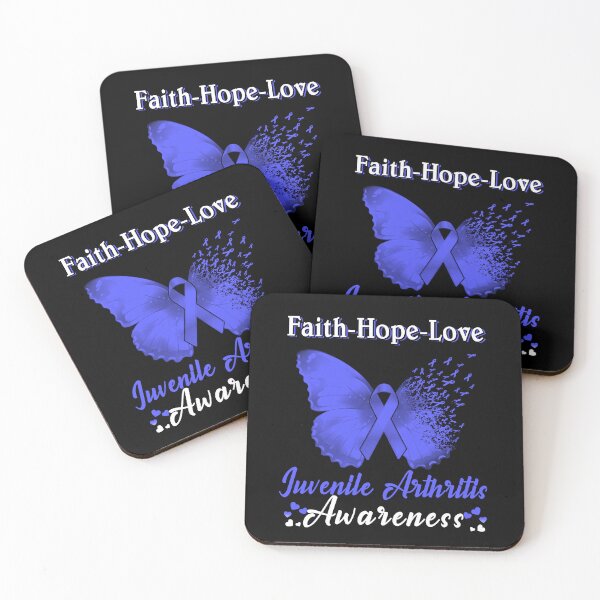 Item preview, Faith Hope Love Butterfly Juvenile Arthritis Awareness designed and sold by Gillosina.