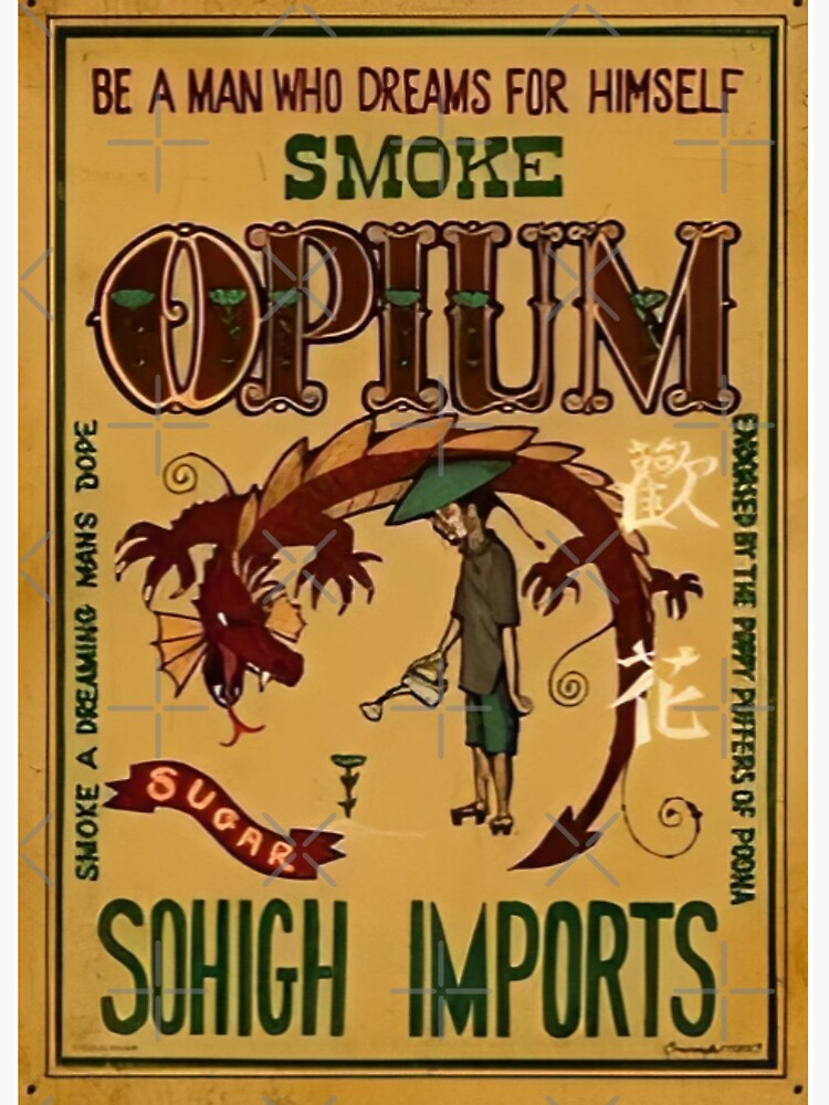 Vintage Opium Advertisement 2 Art Board Print For Sale By Exotic