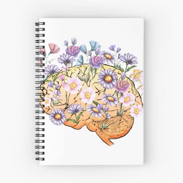 Item preview, Floral Anatomical Brain Art designed and sold by redbubbleart18.
