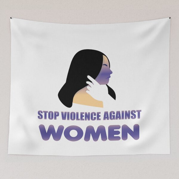 Item preview, Stop violence against woman  designed and sold by Thealstars  ⭐⭐⭐⭐⭐.