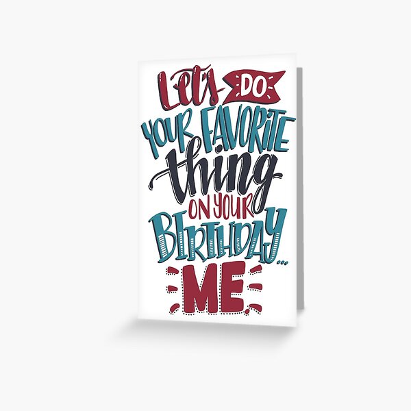 Item preview, Boyfriend Birthday Card - Let's Do Your Favorite Thing designed and sold by itslilpeanut.