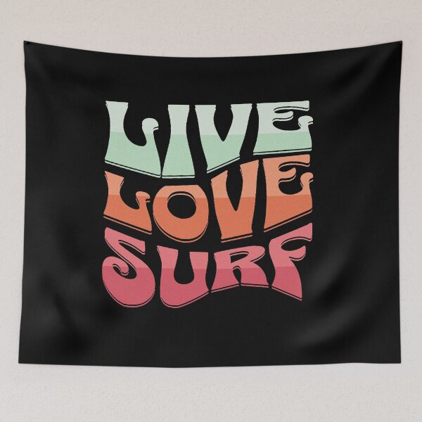 Item preview, Live Love Surf designed and sold by Timegraf.