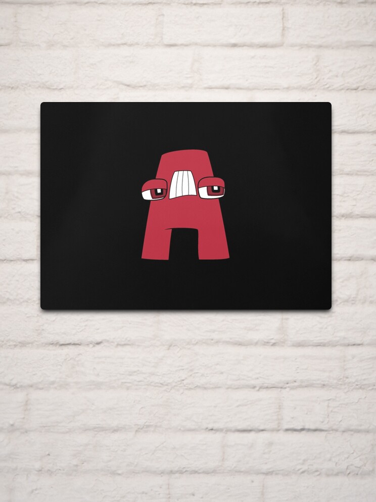 Letter A Alphabet Lore Sticker for Sale by TheBullishRhino