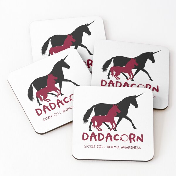 Item preview, Sickle Cell Anemia Awareness Dad Unicorn Dadacorn Support Sickle Cell Anemia Warrior  designed and sold by RunningShop.