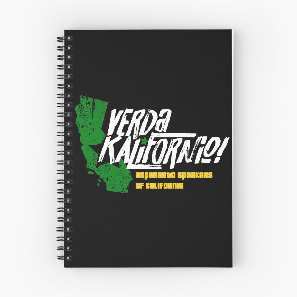 Item preview, Verda Kalifornia! - Nigra fono/Black background designed and sold by jonizaak.