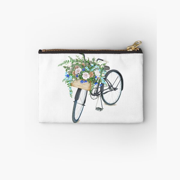 Artikelvorschau, Schwarzes Fahrrad und Korb entworfen und verkauft von Taz-Clothing.