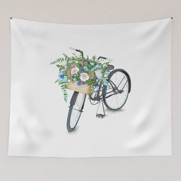 Item preview, Black Bicycle and Basket designed and sold by Taz-Clothing.