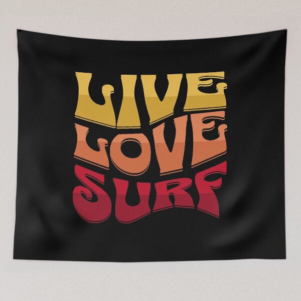 Item preview, Live Love Surf designed and sold by Timegraf.