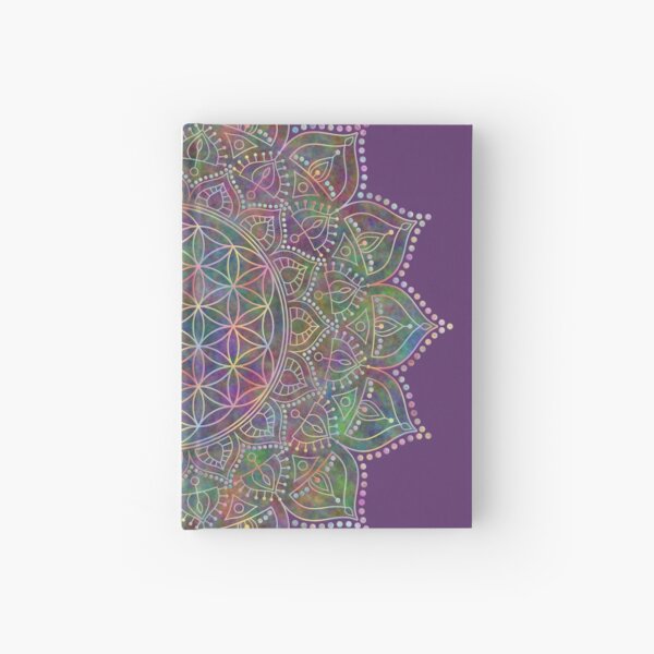 Blume des Lebens - Indien Mandala 1 Notizbuch