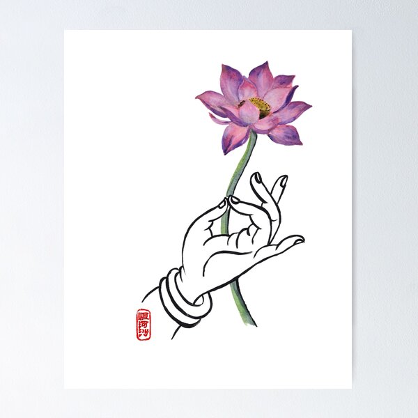 Just Breathe, Buddha hand and hummingbird Greeting Card for Sale by  Tiffany Roy