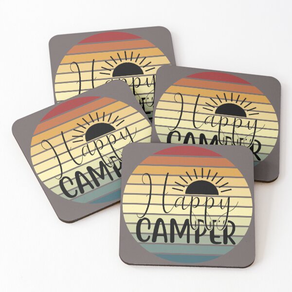 Item preview, Vintage Sun Happy Camper designed and sold by ThoughtfulyCute.