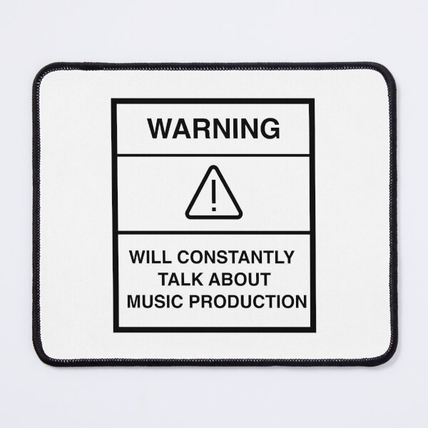 Item preview, WARNING, MUSIC PRODUCTION  designed and sold by AuxDesigns.