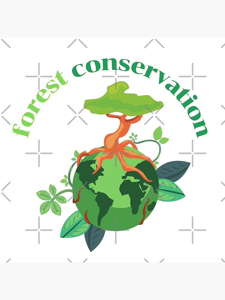 Discover forest conservation Premium Matte Vertical Poster