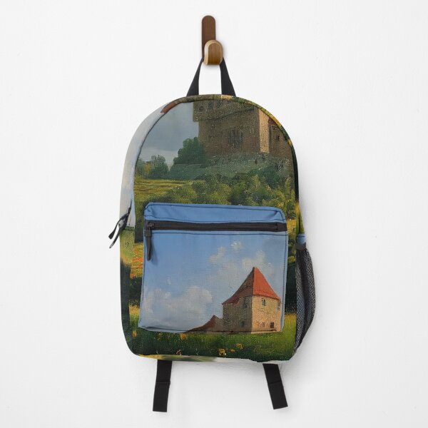 Item preview, "Castle on the Hill" by VentureArt - Renaissance Oil Painting French Castle designed and sold by VentureArtCo.