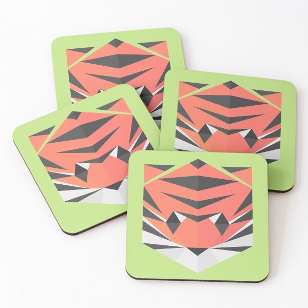 Item preview, Animinimal Tiger (green) designed and sold by animinimal.