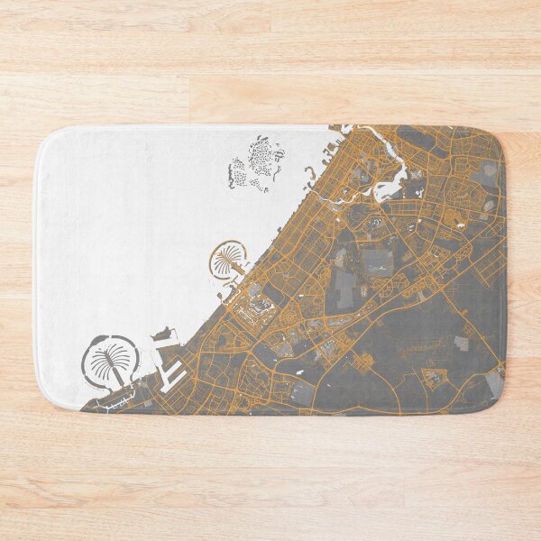 Item preview, Dubai City Map of United Arab Emirates - Bauhaus designed and sold by deMAP.
