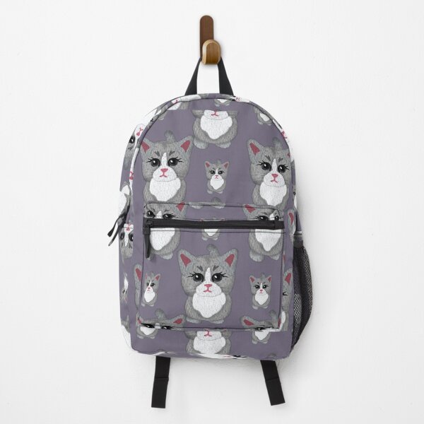 Item preview, Angry Kitty - purple designed and sold by the-coin-jar-co.
