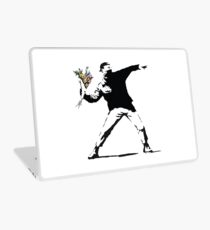 Flower man - Street art Laptop Skin