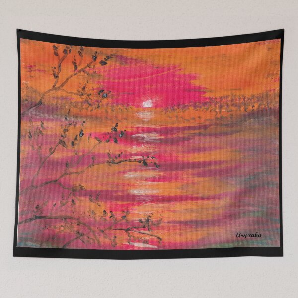 Item preview, Colorful Sunset Reflecting in the Water designed and sold by Aryxaba.