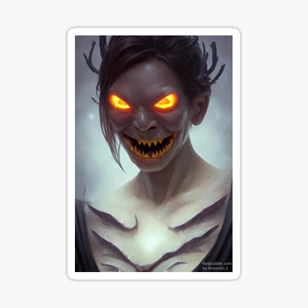The Living Pumpkin Witch Queen has Arrived Sticker