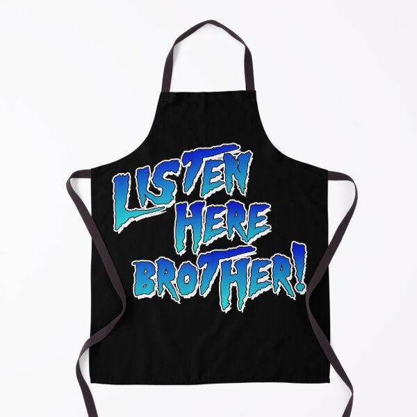 Item preview, Listen Here Brother - 80s 90s Pro Wrestling designed and sold by kayfabebroken.