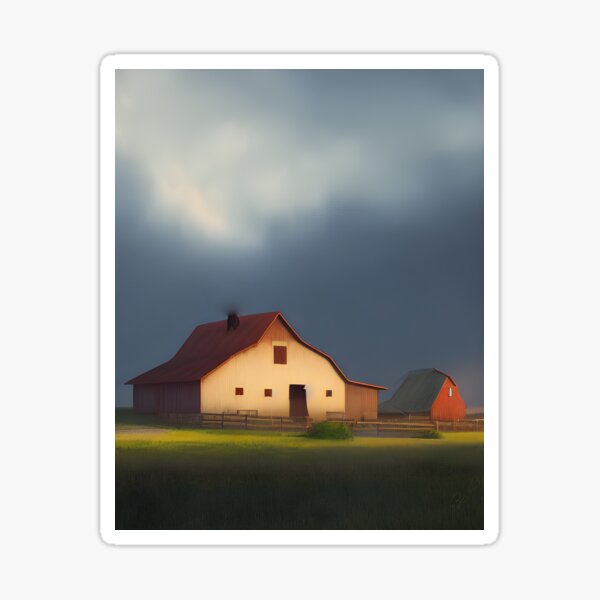 Vista previa del artículo con la obra «La vida en una granja lechera», diseñado y vendido por plainhavoc.