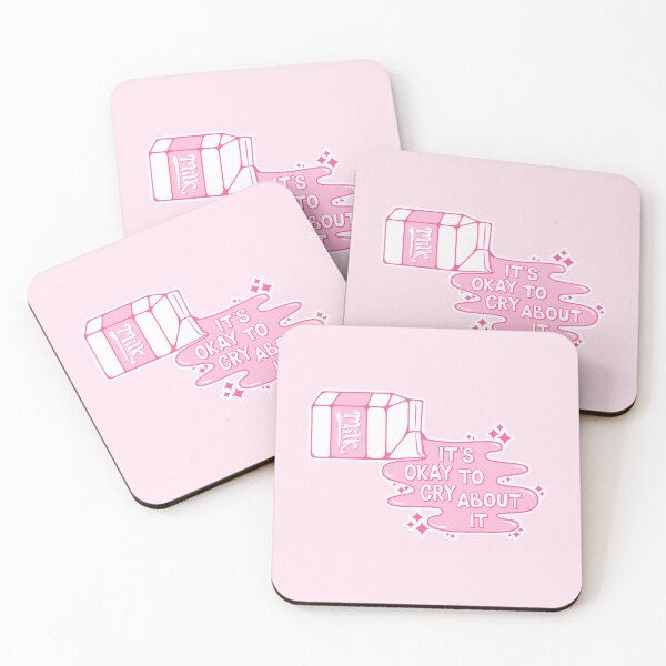 Item preview, Cry Over Spilled Milk (Pink) designed and sold by Kimberly Sterling.