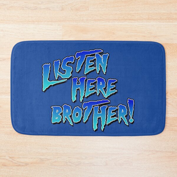 Item preview, Listen Here Brother - 80s 90s Pro Wrestling designed and sold by kayfabebroken.