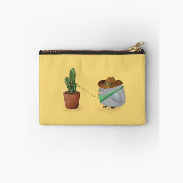 Item preview, Bean the Cowboy Catches a Cactus - Yellow designed and sold by mwkairos.