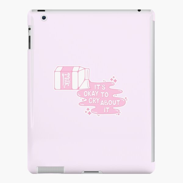 Cry Over Spilled Milk (Light Pink) iPad Snap Case