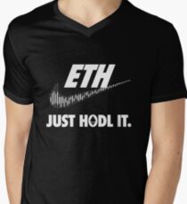 Ethereum. Just HODL it. Men's V-Neck T-Shirt