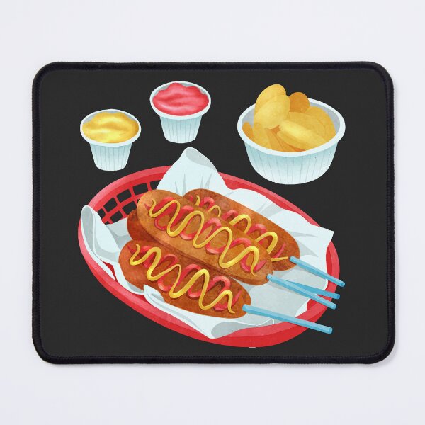 Item preview, Corn Dogs and Sauces designed and sold by Alicia Chee.