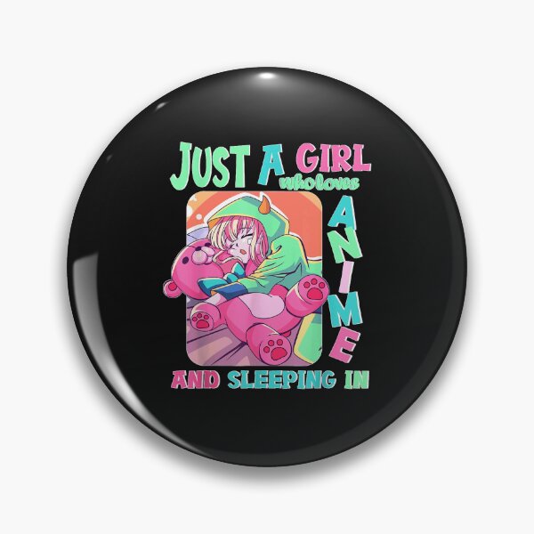 Item preview, Just A Girl Who Loves Anime Sleeping designed and sold by otievahautea.