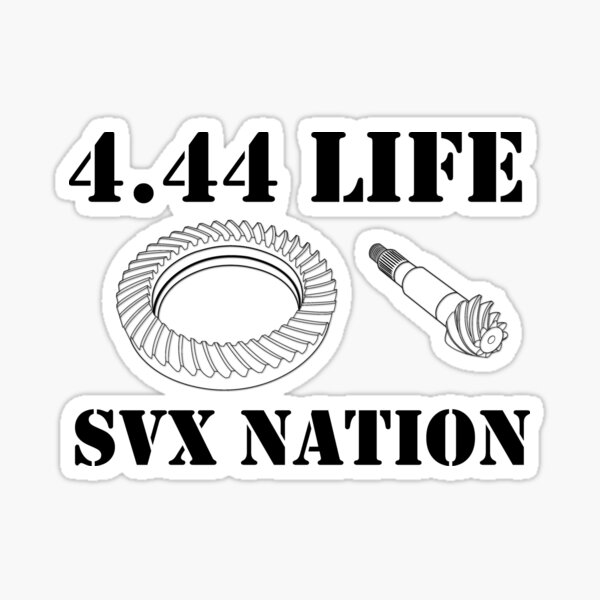 SVX NATION 4.44 LIFE Sticker