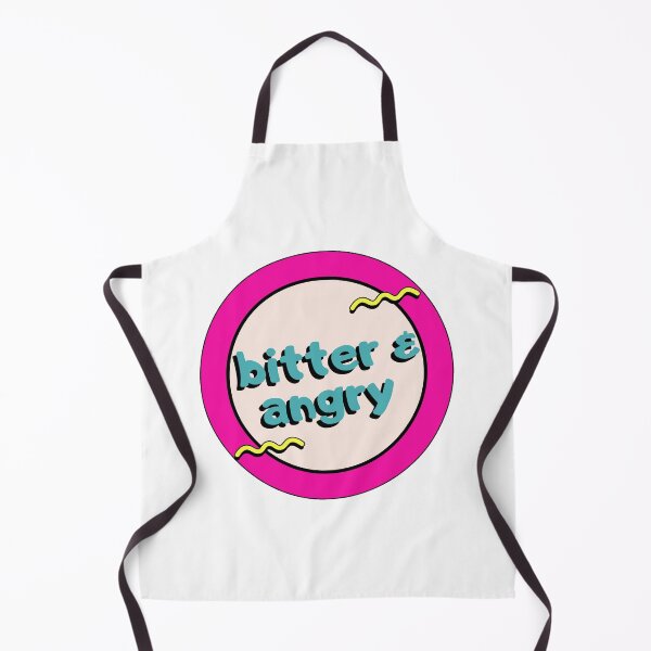 Item preview, Bitter and Angry Retro 80's Circle in Pink designed and sold by Pink Ribbon.
