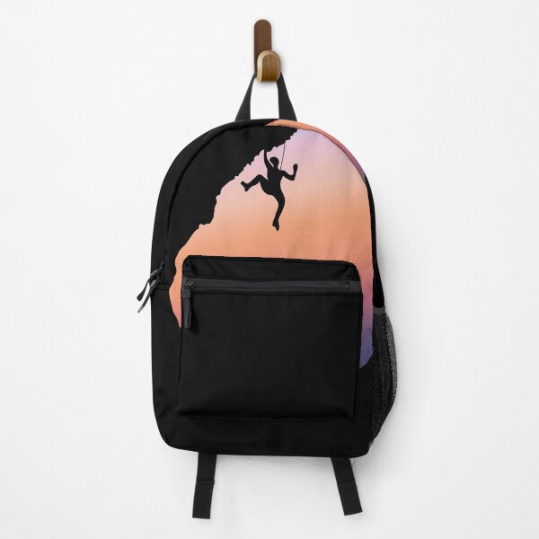 Item preview, Hanging Rock Climber With Sunset. Rock Climbing designed and sold by Boulder Design Co.