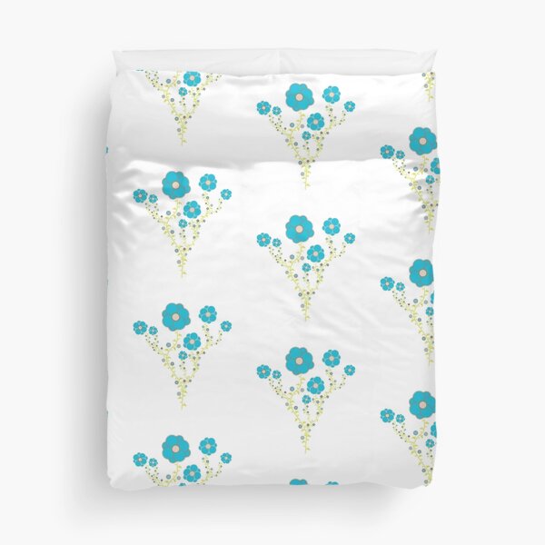 Blue Roses Duvet Cover