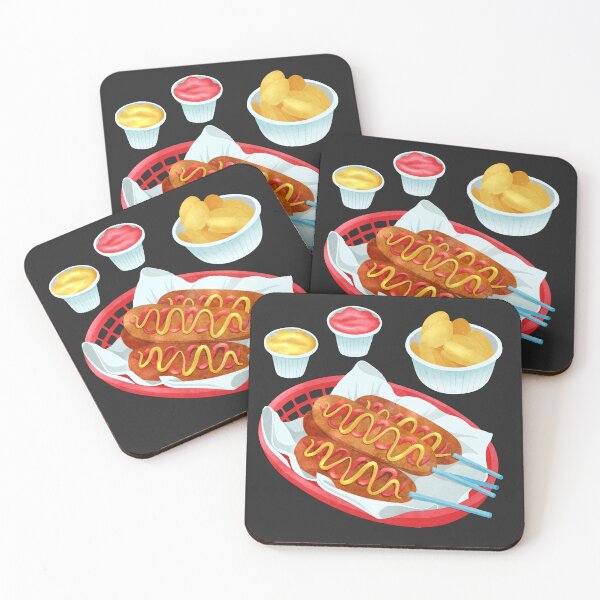 Item preview, Corn Dogs and Sauces designed and sold by Alicia Chee.