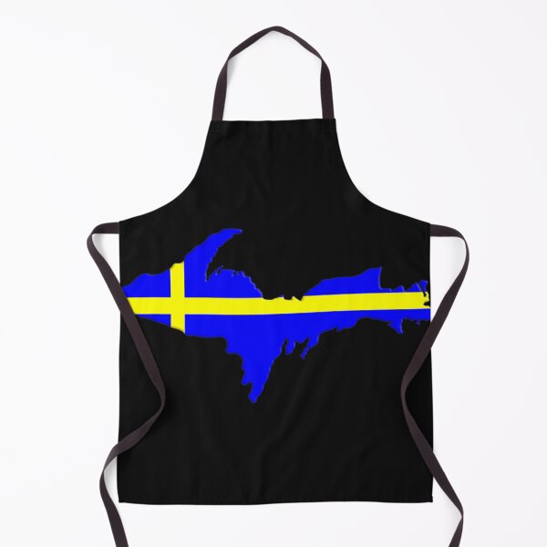 Item preview, Sweden Flag Upper Peninsula Swedish Yoopers UP Michigan designed and sold by caronleikinq.
