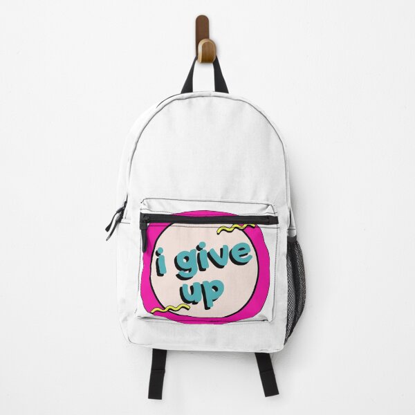Item preview, I Give Up Retro 80's Circle in Pink designed and sold by Pink Ribbon.