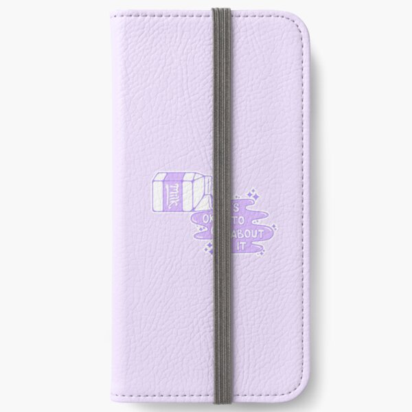 Cry Over Spilled Milk (Purple) iPhone Wallet