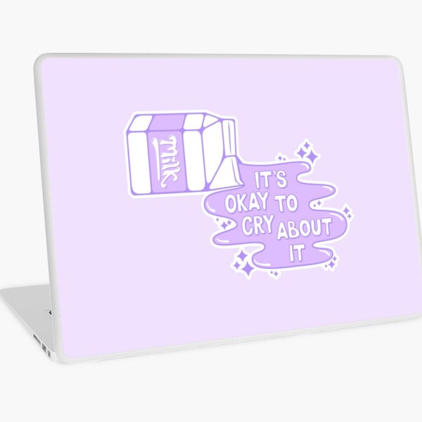 Cry Over Spilled Milk (Purple) Laptop Skin