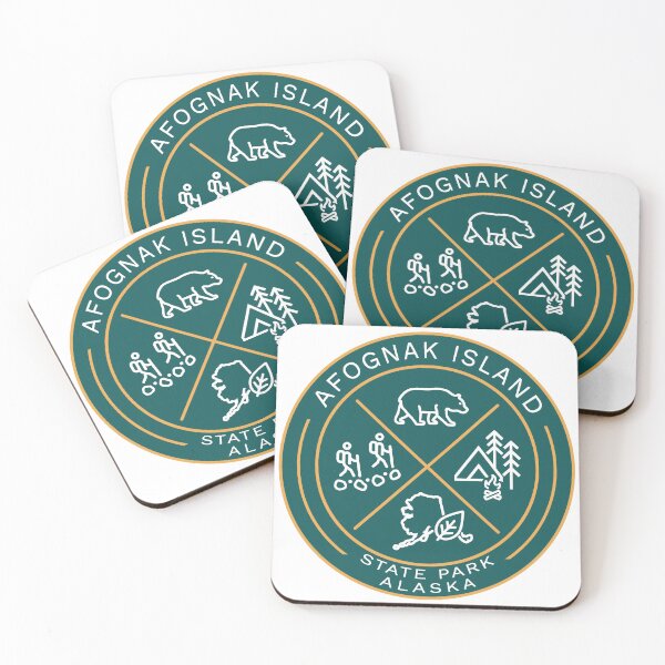 Item preview, Afognak Island State Park Heraldic Logo designed and sold by VanyaKar.