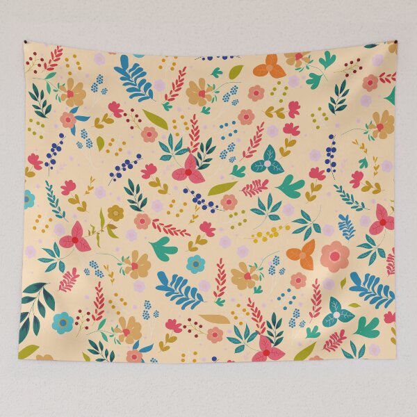 Item preview, Autumn Warm Colors Floral Pattern designed and sold by MakeitMelo.